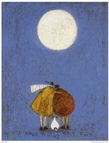 Sam Toft - A Moon To Call Their Own Festmény reprodukció, Sam Toft, (30 x 40 cm)