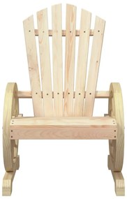 tömör fenyőfa kerti Adirondack szék