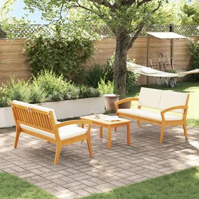 Bisztró készlet 3 pcs Barna 75 x 45 x 38 cm Tömör akácfa
