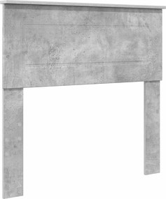 vidaXL Fejtámla Beton Szürke 75 cm Faanyag