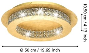 Eglo 39405 - LED Dimmelhető mennyezeti lámpa PRINCIPE LED/31,5W/230V