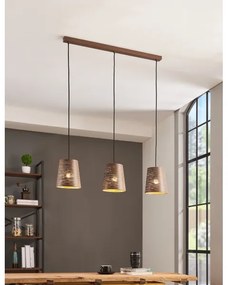 Eglo 99438 - Csillár zsinóron SEGEZIA 3xE27/40W/230V