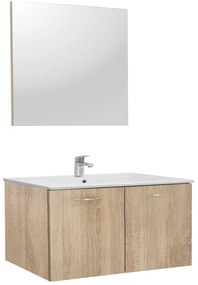 Zoya 100 komplett fürdőszoba bútor Sonoma tölgy