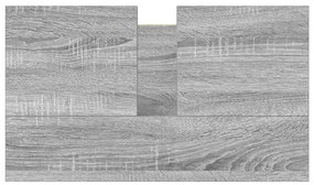 szürke sonoma éjjeliszekrény fiókkal 60x34,5x60 cm