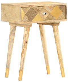 Tömör mangófa éjjeliszekrény 43 x 30 x 58 cm
