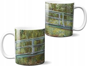 Bögre Híd a tó felett tavirózsákkal Claude Monet