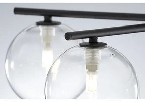 Jupiter 2046 - Felületre szerelhető csillár PRATO 5xG9/10W/230V fekete/átlátszó