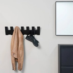 Fekete fém fali fogas Angle – Spinder Design