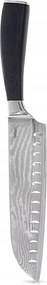 Szakács Kés Santoku Japán Damaszkuszi Acél Konyha Éles 31 CM