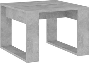vidaXL betonszürke szerelt fa kisasztal 50 x 50 x 35 cm