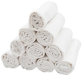 New Baby Premium pamut pelenka, 80 x 80 cm, 10 db-os szett