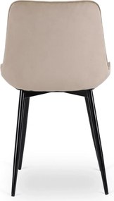 CHRIS szék bézs bársony