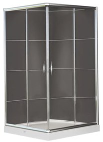 Vela Banyo TMP zuhanykabin - 90 SZÖGLETES - 5 mm víztiszta vízlepergető üveggel - 90 x 90 x 190 cm