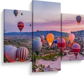 Kép - Hőlégballonok (90x60 cm)