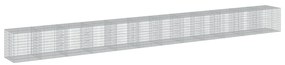 horganyzott vas gabion kosár fedéllel 1200 x 100 x 100 cm