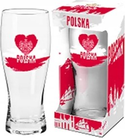 Pokal Sörös Pohár Lengyel Zászló Szív
