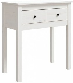 fehér tömör fenyőfa tálalóasztal 70 x 35 x 75 cm