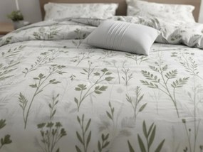 Renforcé pamut ágyneműhuzat LEAFORA fehér Ágyneműhuzat mérete: 70 x 90 cm | 140 x 220 cm