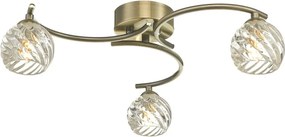 Dar Lighting modern mennyezeti lámpa nakita antik sárgaréz darnak5375-05
