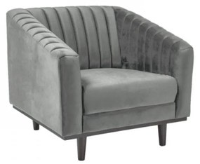 Asprey Velvet 1 fotel szürke