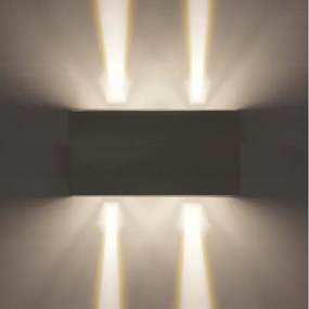 LED Kültéri fali lámpa LED/12W/230V IP54 fehér