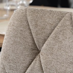 Bézs Szövet Étkezőszék. ROBIN 2