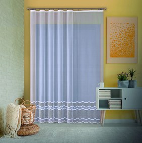 Mg Függöny jacquard 34150 Fehér 350x160cm készre varrt M