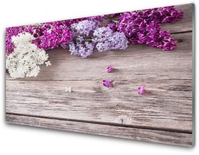 Akrilkép virágok növények 125x50 cm