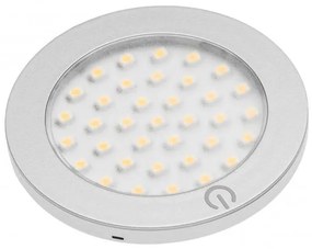 LED Lámpatest, CASTELLO meleg fehér, 67mm, felületre szerelhető, 12V, 180lm, 2,8W, kábellel, csatlakozóval, érintő kapcsolóval