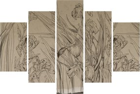 Kép - A növények körvonalai (150x105 cm)