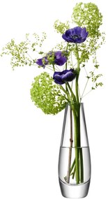 LSA International LSA Flower Single stem ĂŒveg vĂĄza, 17cm, ĂĄttetszĆ, kĂ©zzel kĂ©szĂtett