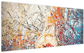 Kép - Mozaik absztrakció (120x50 cm)
