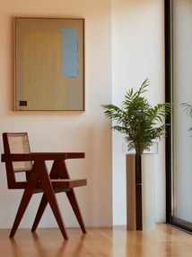 LSA International Terrazza virágcserép, h 75 cm, Ø32 cm átlátszó/betonszürke - LSA nemzetközi