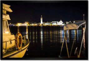 Poszterek keretben 60x40 Görögország Zakynthos éjszaka
