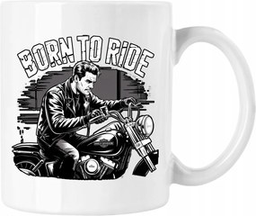 Bike bögre motorkerékpár born to ride 5 fehér 330ml