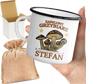 Bögre_emalinozott Lelkes Gombász Bögre Gombász Név Erdő Nyomtatás