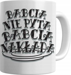 Bögre Fehér Nagymama Nem Kérdezi Nagymama Ajándékot Nagymama Napjára Ajándék