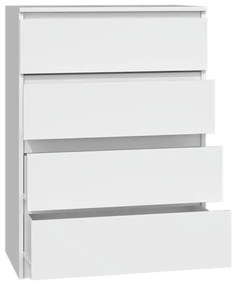 Drohmo M4 fiókos szekrény, 70x97x40 cm, fehér