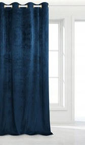 Készfüggöny 140x250 sötétkék velúr soft bársony