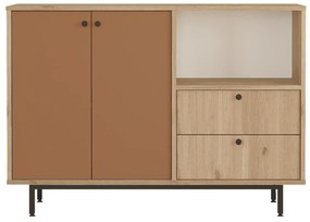 Komód Rebutia 2 (tölgy + tégla) . 1102497