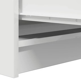 fehér szerelt fa tálalószekrény 37,5x35x76 cm