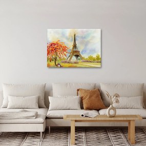 Festett kép az Eiffel-torony (70x50 cm)