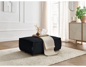 Fekete kordbársony lábtartó Chelsea – Bobochic Paris