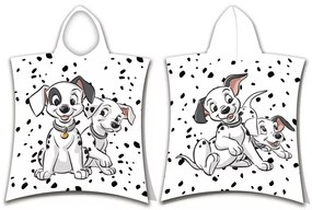 Disney 101 Kiskutya strand törölköző poncsó 50x115cm