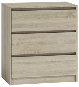 Odell K3 fiókos szekrény, sonoma