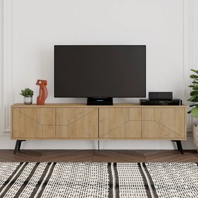 Dune TV-állvány, tölgy, 180 cm