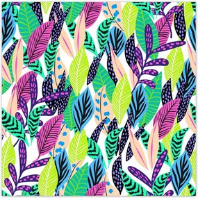 Poszterek 100x100 Színes kompozíció Levél