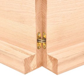 kezeletlen tömör fa fürdőszobai pult 120x60x(2-6) cm