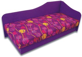 Egyszemélyes ágy (dívány) 80 cm Lady 87 (Lila 49 + Ikarus 43) (J). 793118