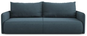 Kék kinyitható-tárolóhelyes kanapé 216 cm Nanea – Makamii